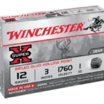 Winchester Super-X Rifled Lead 12 Ga, 3", 1 oz, Slug, 5rd Box