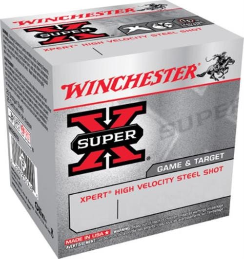 020892019447__33239.1760483804.jpg Winchester X-Pert Upland Steel 12 Ga, 2.75", 1-1/8oz, 6 Shot, 25rd Box - Image 1