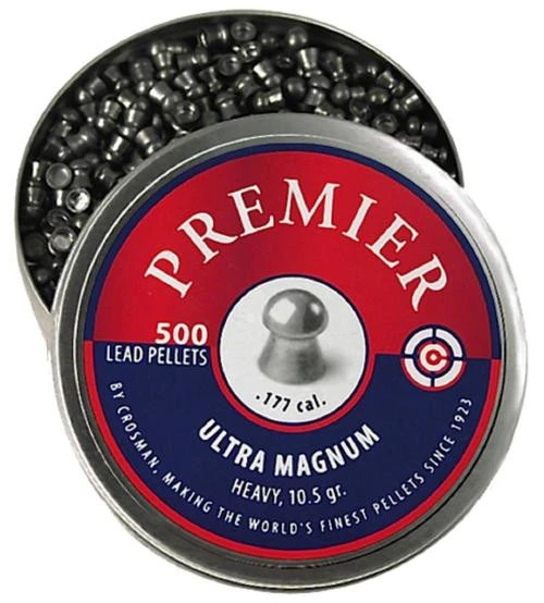 028478125643__05688.1760491017.webp Crosman Premier Pellets Heavy Pellets .177 500 Count Silver - Image 1