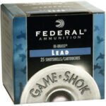 Federal Game Shok High Brass Lead 410 Ga, 3", 1-1/16oz, 5 Shot, 25rd/Box
