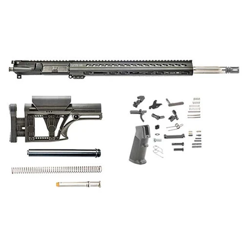 BHCLUTH20RKB201__07230.1784918700.webp Luth-AR 20" Bull Rifle kit Minus Lower Receiver W/Fixed Stock - Keymod - Image 1