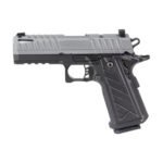 Live Free Armory Apollo 11 V2 9mm, 4.15" Barrel, Gray Optic Ready-Serrated Slide, Black Frame, Beavertail, Picatinny Rail, 18rd