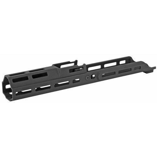 RSRKDGMRX5-MK2-020__80311.1763483057.jpg Kinetic Development Group LLC, SCAR MREX M-Lok MKII Handguard, 6.5", Fits SCAR 16s/17s, Includes 2 M-Lok Pic Rail Sections, Black - Image 1