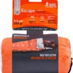 Survive Outdoors Longer Escape Bivvy Warmth Waterproof Orange Aluminum-Coated Polyethylene
