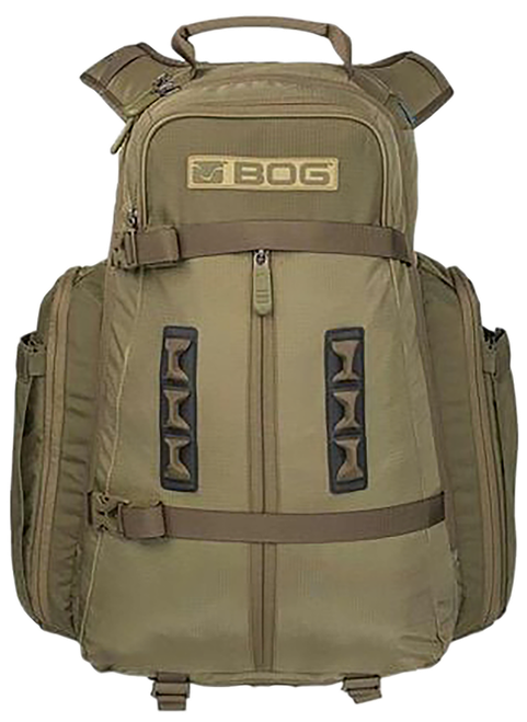 SSI142434__83764.1786126747.png Bog-Pod Kinetic Hunting Day Pack Lightweight made of Tear Resistant Nylon with Olive Drab Green YKK Zipper, Rain Cover & Removeable Gun/Bow Boot - Image 1