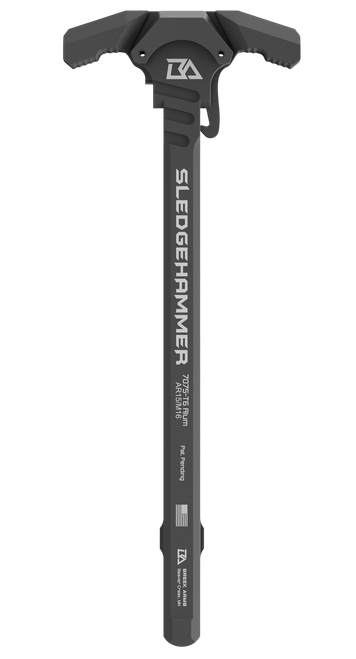 SSI187636__69402.1766438067.png Breek Sledgehammer Charging Handle Mil Spec AR15/M16 Rifles Black Aluminum - Image 1