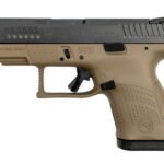 CZ P-10 9mm, 3.5" Barrel, Flat Dark Earth Frame, Black Slide, 12rd